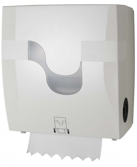 Laikiklis popieriniams rankšluosčiams CELTEX New Formatic Megamini, sensorinis, 92680, baltas