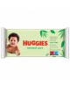 Drėgnos servetėlės HUGGIES Natural Care, 56 vnt.