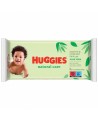Drėgnos servetėlės HUGGIES Natural Care, 56 vnt.