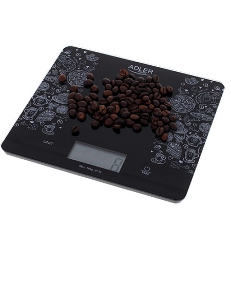 Adler Kitchen scale AD 3171 Maximum weight (capacity) 10 kg, Graduation 1 g, Display type LCD, Black