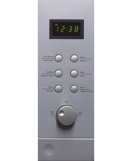 Candy Microwave oven MIC 201 EX Grill, Electronic, 800 W, Inox, Defrost  function, Built-in - Oliver.lt