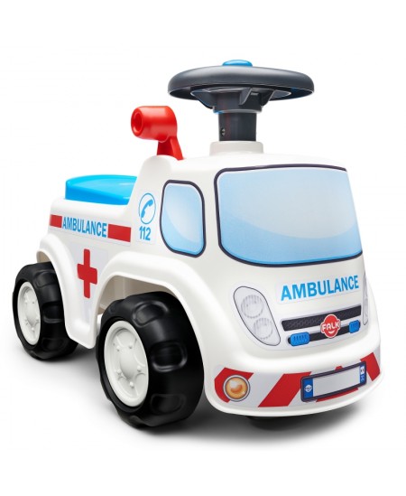 FALK Jeździk Samochód Ambulans z Klaksonem od 1 roku
