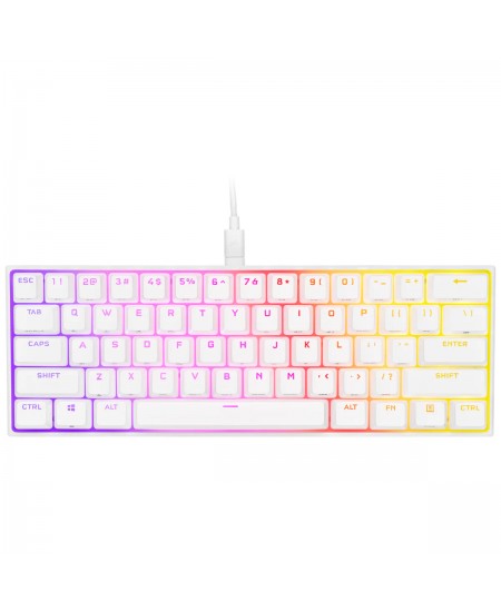 white mini gaming keyboard