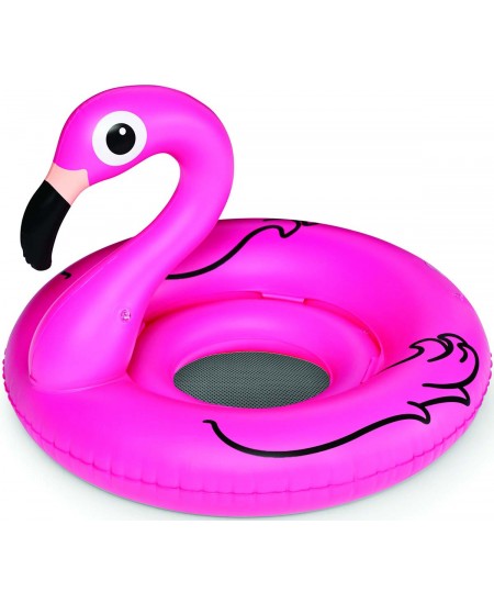 Pripučiamas ratas su laikikliu BIGMOUTH Flamingas, 68x69x55 cm