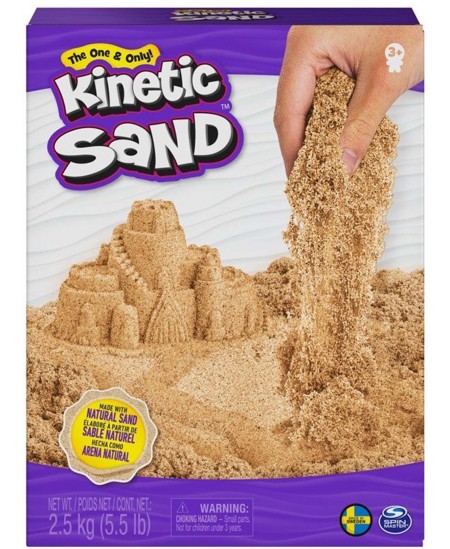 KINETIC SAND Kinetinis smėlis, rudas, 2,5 kg