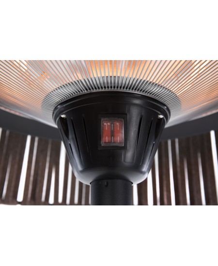 SUNRED Heater ARTIX M-SO BROWN, Corda Bright Standing Infrared, 2100 W, Brown