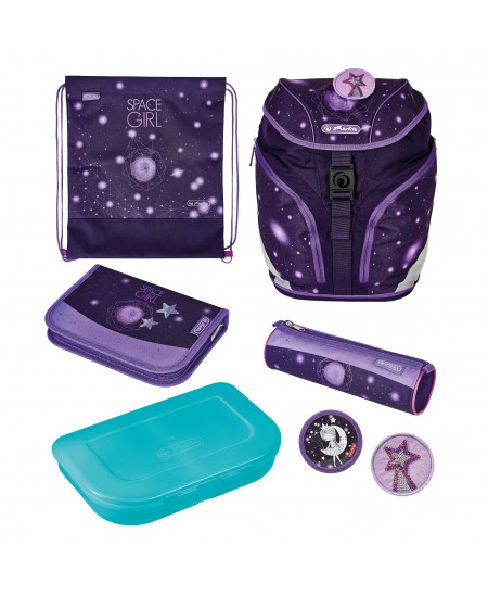 Kuprinė su priedais HERLITZ Softlight Plus Space Girl