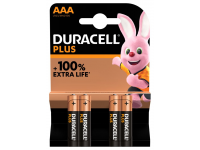 Duracell Plus MN2400 AAA, Alkaline, 4 pc(s)