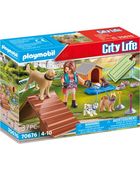 PLAYMOBIL City Life Gift Set "Šunų dresuotojas", 70676