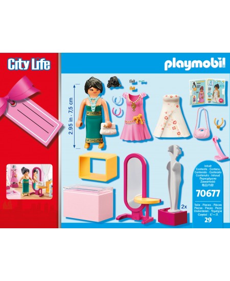 PLAYMOBIL City Life Gift Set "Mados parduotuvė", 70677