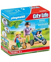 PLAYMOBIL City Life "Mama su vaikais", 70284