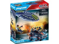 PLAYMOBIL City Action "Policija su parašiutu ir vagis su plaukiojančiu automobiliu", 70781