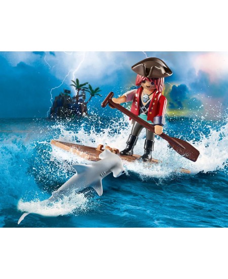 PLAYMOBIL Special Plus "Piratas su plaustu ir ryklys", 70598