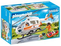 PLAYMOBIL City Life "Gelbėtojų sraigtasparnis", 70048