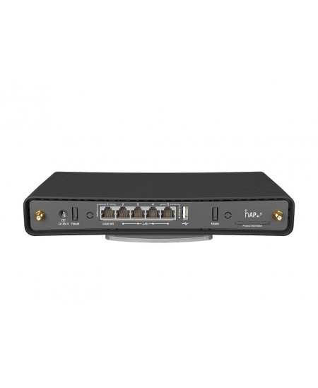 MikroTik Wireless Router HAP AC3 802.11ac, 300+867  Mbit/s, 10/100/1000 Mbit/s, Ethernet LAN (RJ-45) ports 5, Antenna type 2xExt