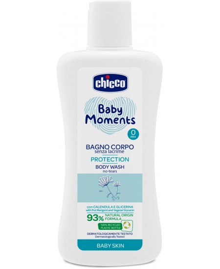 CHICCO Prausiklis BABY MOMENTS PROTECTION, 200 ml