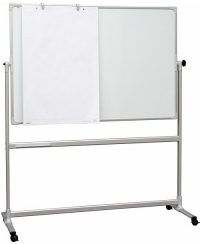 Mobili dvipusė magnetinė lenta 2x3, 150x100 cm, aliuminio rėmas