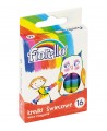 Vaškinės kreidelės FIORELLO, 16 spalvų