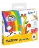 Plastilinas FIORELLO, 6 spalvų