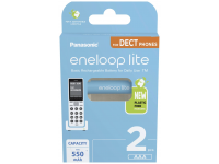 Panasonic Rechargeable Batteries ENELOOP Lite BK-4LCCE/2DE AAA, 550 mAh, 2 pc(s)