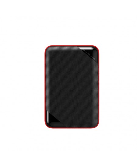 Silicon Power Portable Hard Drive ARMOR A62 1000 GB,  USB 3.2 Gen1, Black/Red