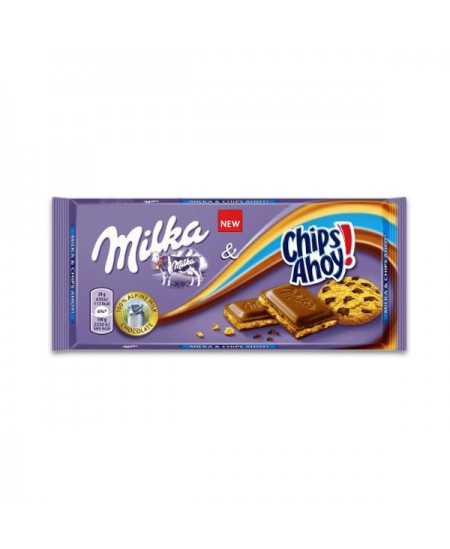 Šokoladas MILKA Chips Ahoy! 100 g