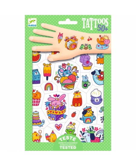 Kūno tatuiruočių rinkinys DJECO Mieloji Mimi