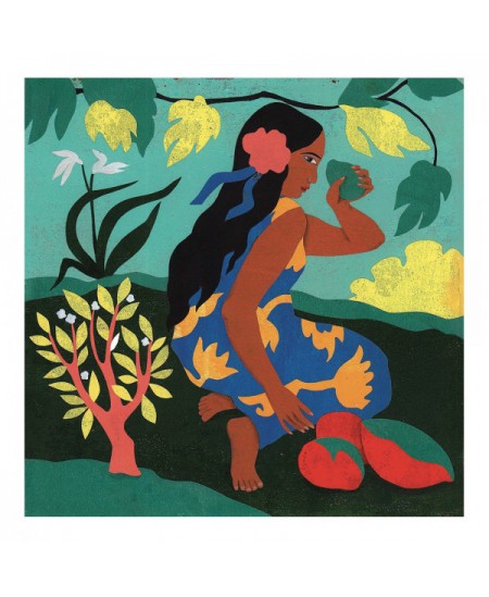 Kūrybinis akvarelės rinkinys DJECO Inspired By "Polinezija"