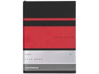 Užrašų knygelė Hugo Boss A5, juoda su raudonomis detalėmis