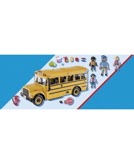 PLAYMOBIL City Life "Amerikietiškas mokyklinis autobusas", 71094