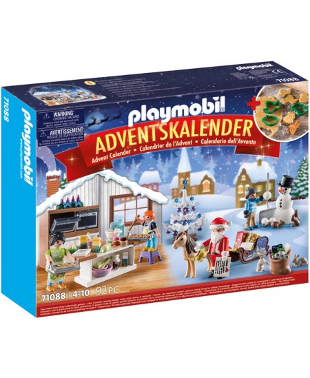 PLAYMOBIL Christmas "Advento kalendorius: Kalėdų kepyklėlė", 71088