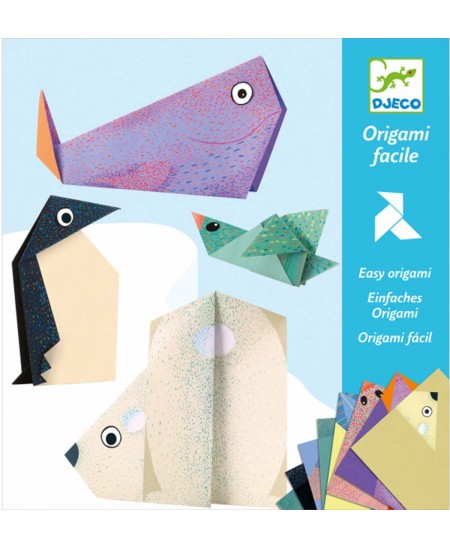 Origami rinkinys DJECO Poliariniai gyvūnai