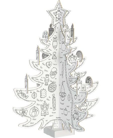 Spalvinama Kalėdų eglutė MONUMI, 66,5 cm