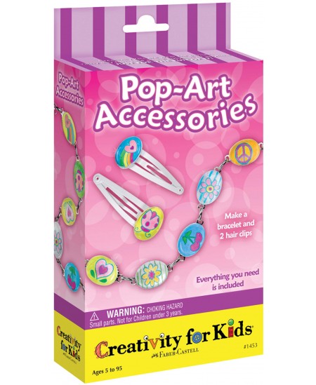 Mini kūrybinis rinkinys CREATIVITY FOR KIDS Pop-Art aksesuarai