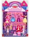 Daugkartinių minkštų lipdukų rinkinys MELISSA & DOUG Princesės