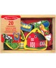 Medinių magnetukų rinkinys MELISSA & DOUG Mano ūkis