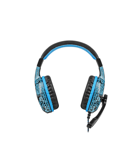 Fury Gaming Headset, Wired, NFU-0863Hellcat, Black/Blue, Built-in microphone