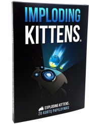 Stalo žaidimas EXPLODING KITTENS: Imploding kittens (7+)