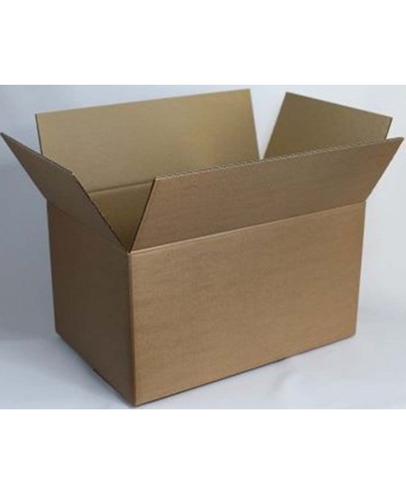 Gofruoto kartono dėžės 450x450x450 mm, rudos spalvos, 1 vnt.