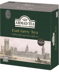 Juodoji arbata AHMAD Earl Grey, 100 vnt.