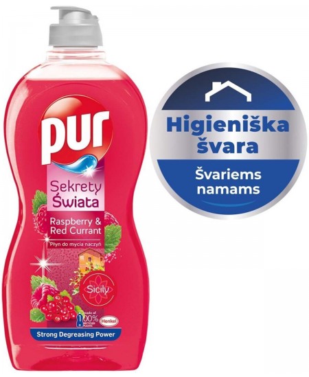 Indų ploviklis PUR RASPBERRY, 450 ml