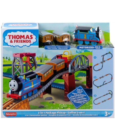 Thomas and Friends trasa 3 in 1 su motorizuotu garvežiuku