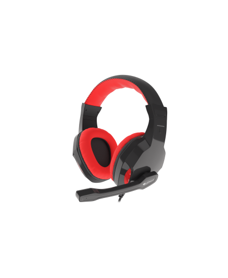 GENESIS ARGON 110 Gaming Headset, On-Ear, Wired, Microphone, Black/Red