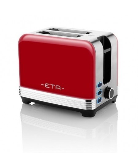 ETA Storio Toaster ETA916690030 Power 930 W, Housing material Stainless steel, Red