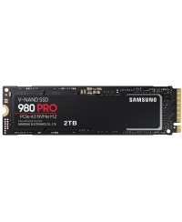 Samsung 980 PRO 2000 GB, SSD interface M.2 NVME, Write speed 5100 MB/s, Read speed 7000 MB/s