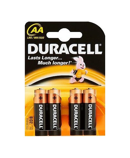 Duracell AA/LR6, Alkaline Basic MN1500, 4 pc(s)