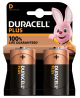 Duracell Plus MN1300 D, Alkaline, 2 pc(s)