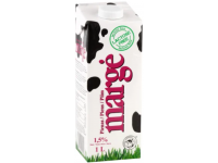 Pienas MARGĖ, be laktozės, 1.5% riebumo, 1 l