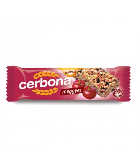 Javainių batonėlis CERBONA Sour cherry, 20 g