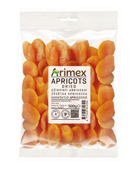 Džiovinti abrikosai ARIMEX, 500 g